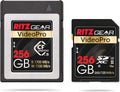 CFExpress Type B 256GB Card Plus SD Card UHS-II 256GB SDXC Memory Card U3 V60 B9195