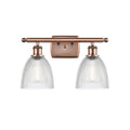 Polished Nickel 2 Light Bath Vanity Light I142