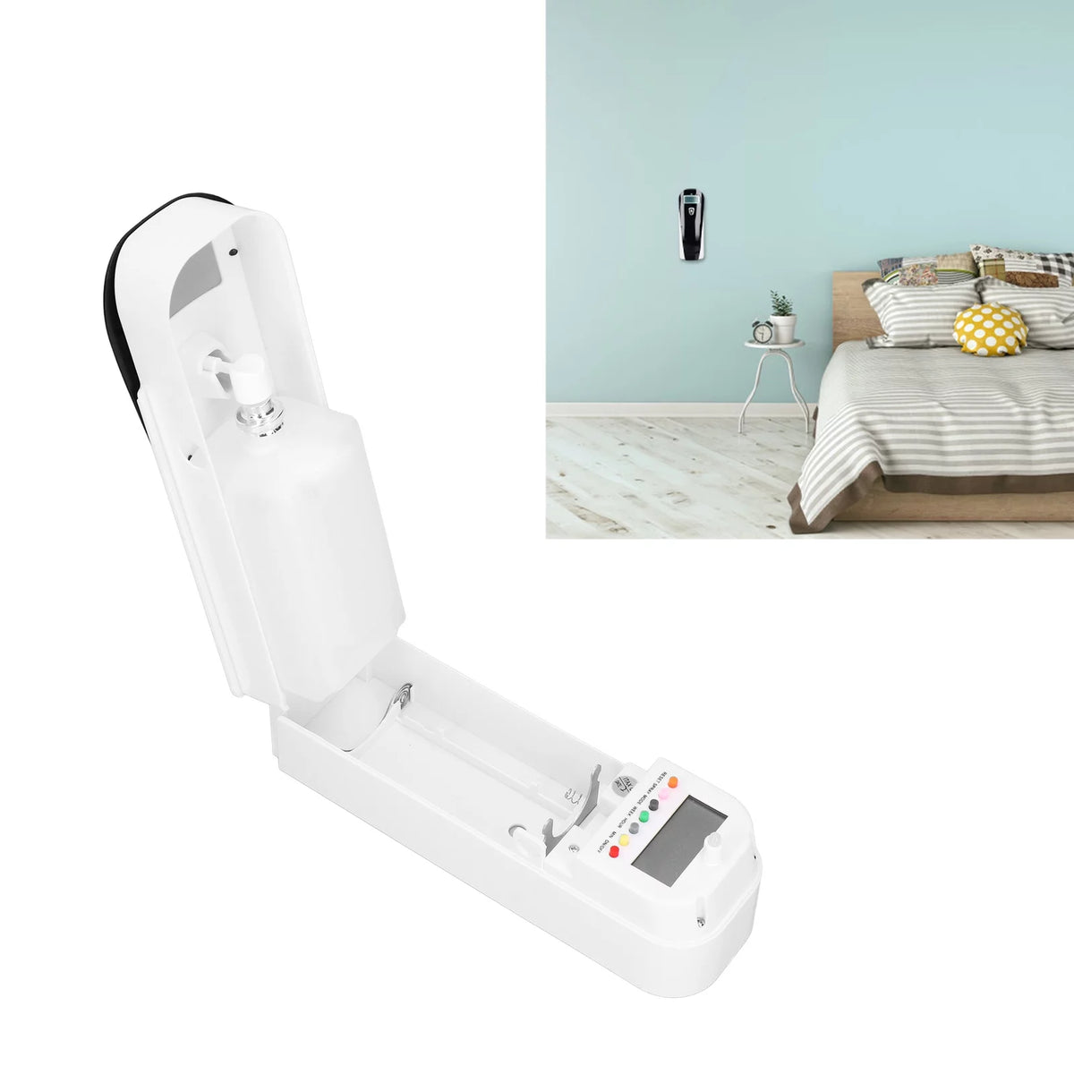 Wall Mounted Automatic Aerosol Scent Dispenser Black B10084