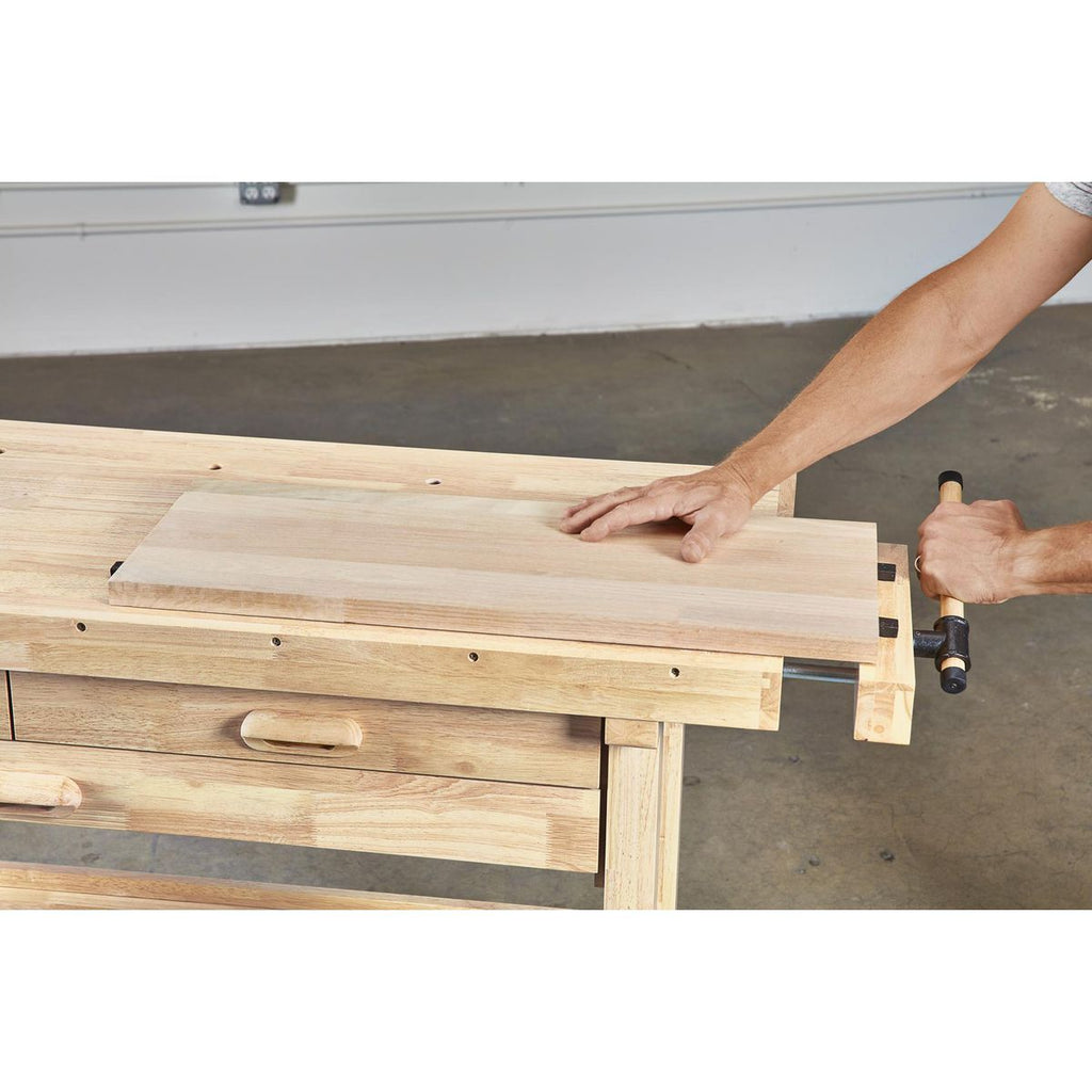60 in. 3-Drawer Hardwood Workbench X43725