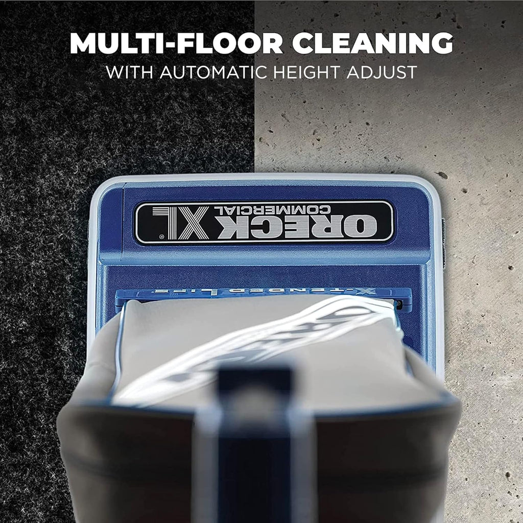 Commercial Upright Vacuum Cleaner, Gray/Blue M759