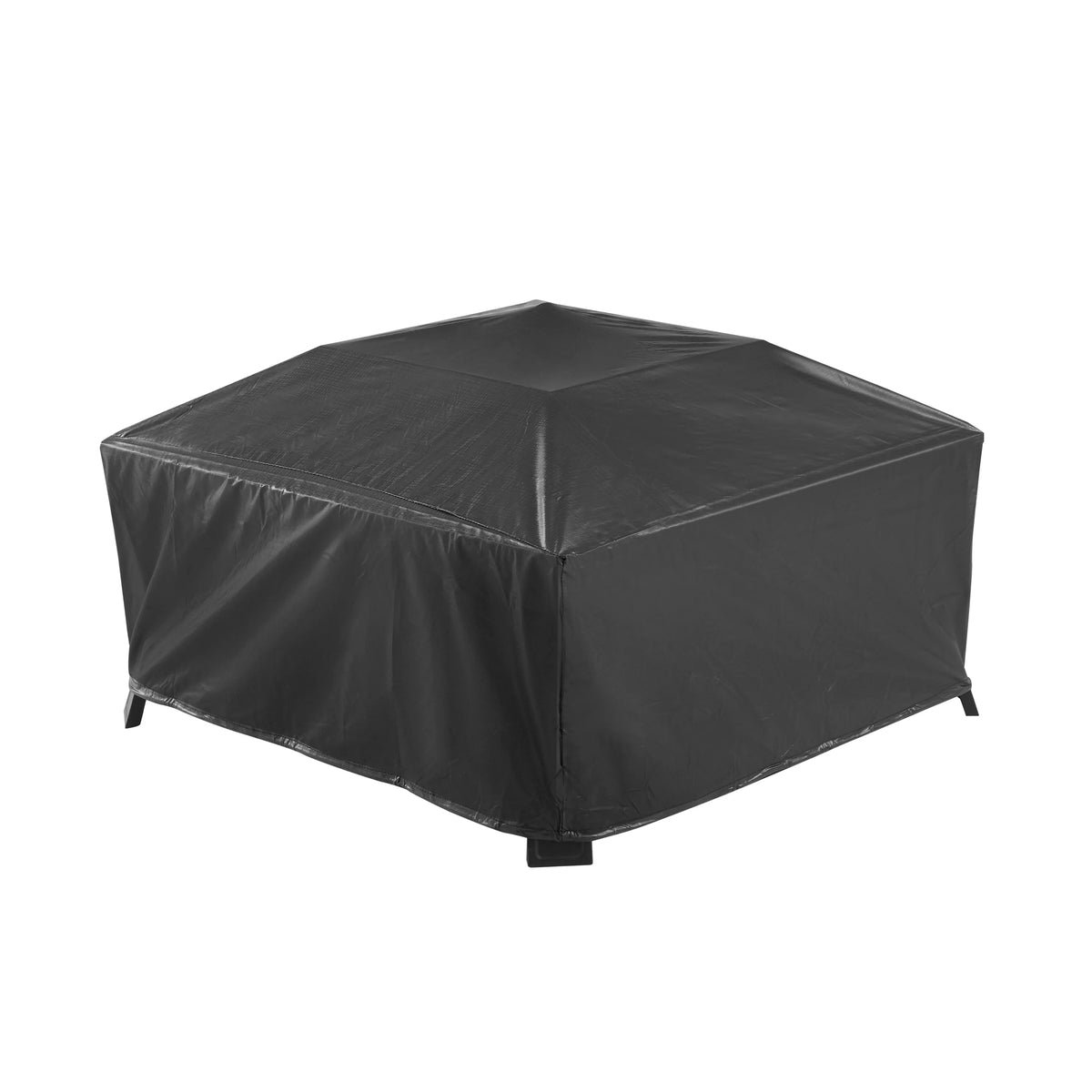 Square Wood Burning Fire Pit with Mesh Screen Z706