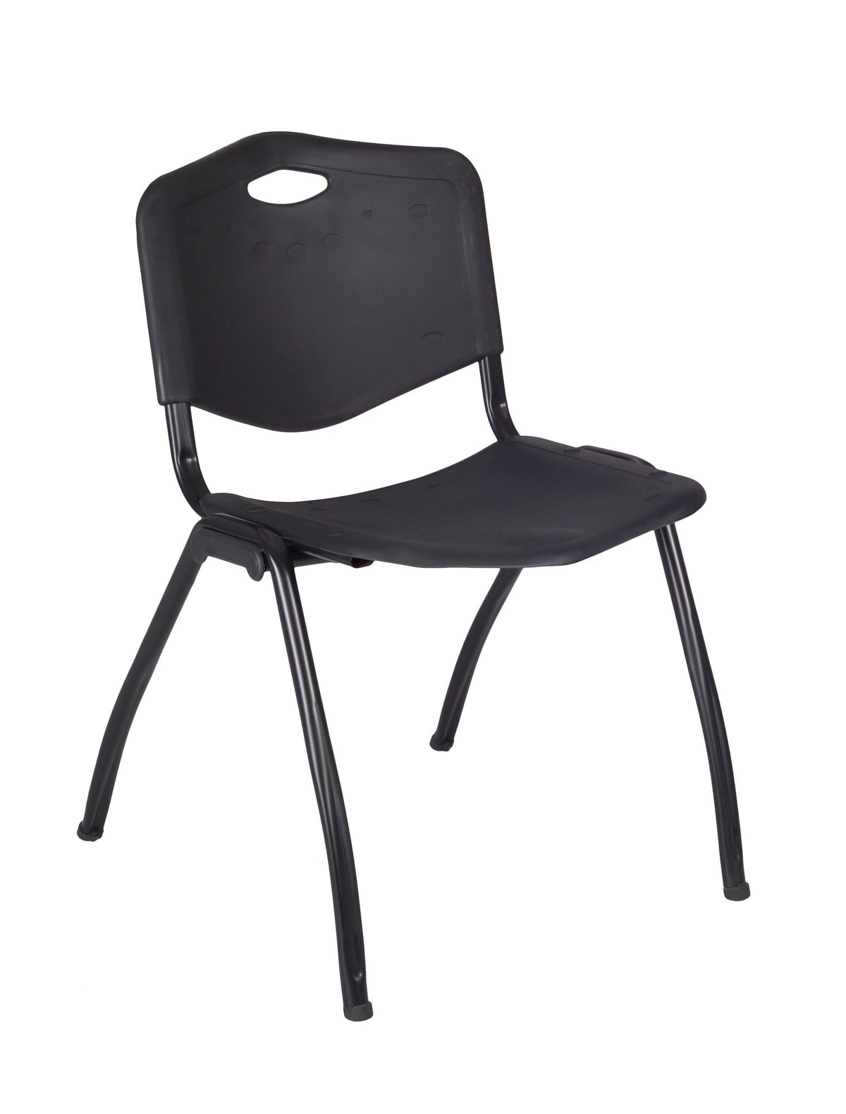Maple Training Table & Black Stack Chairs F42055