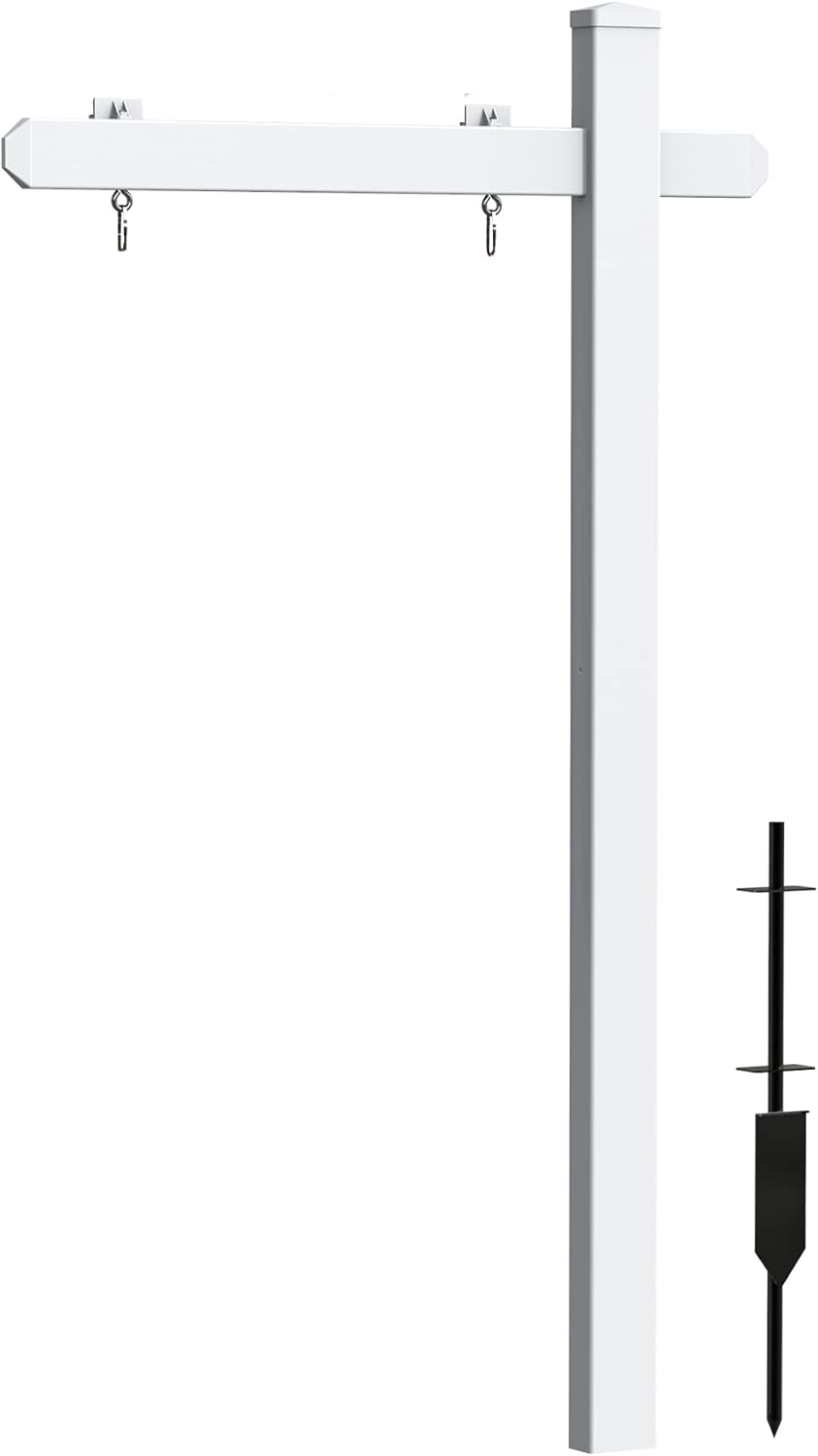 Real Estate Sign Post Vinyl O5852