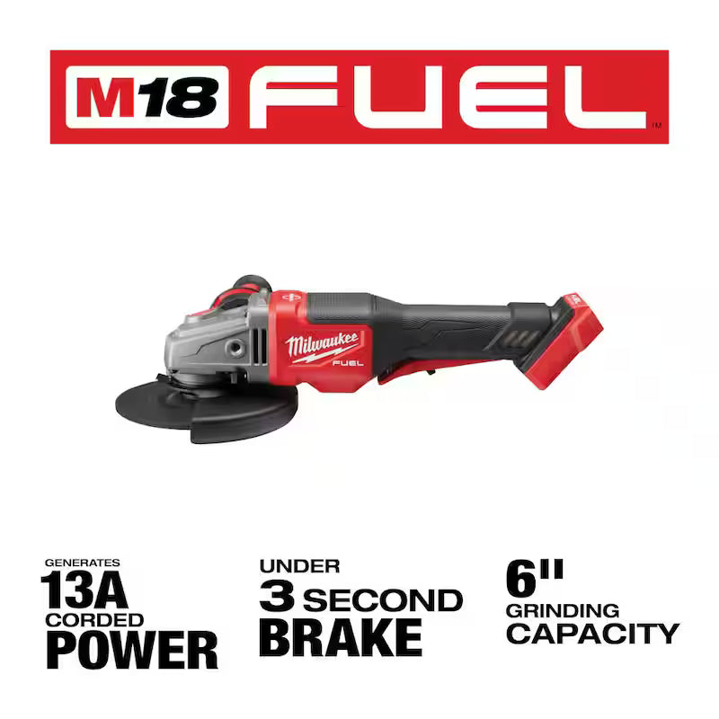 18V Brushless Cordless 4-1/2 in./6 in. Braking Grinder M467