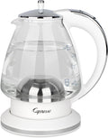 White 48 oz Glass Kettle I299