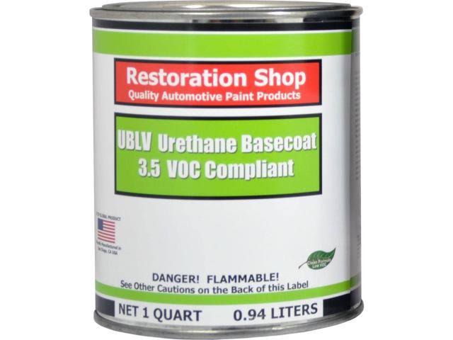 Bright Silver Metallic Low VOC Urethane Basecoat Auto Paint 1-Quart P52097