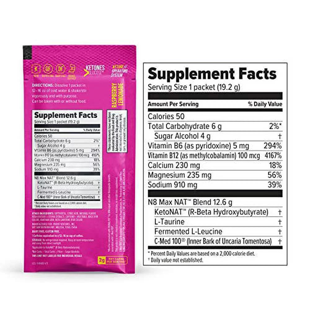 Raspberry Lemonade Ketone Drink 20 Packs F236750