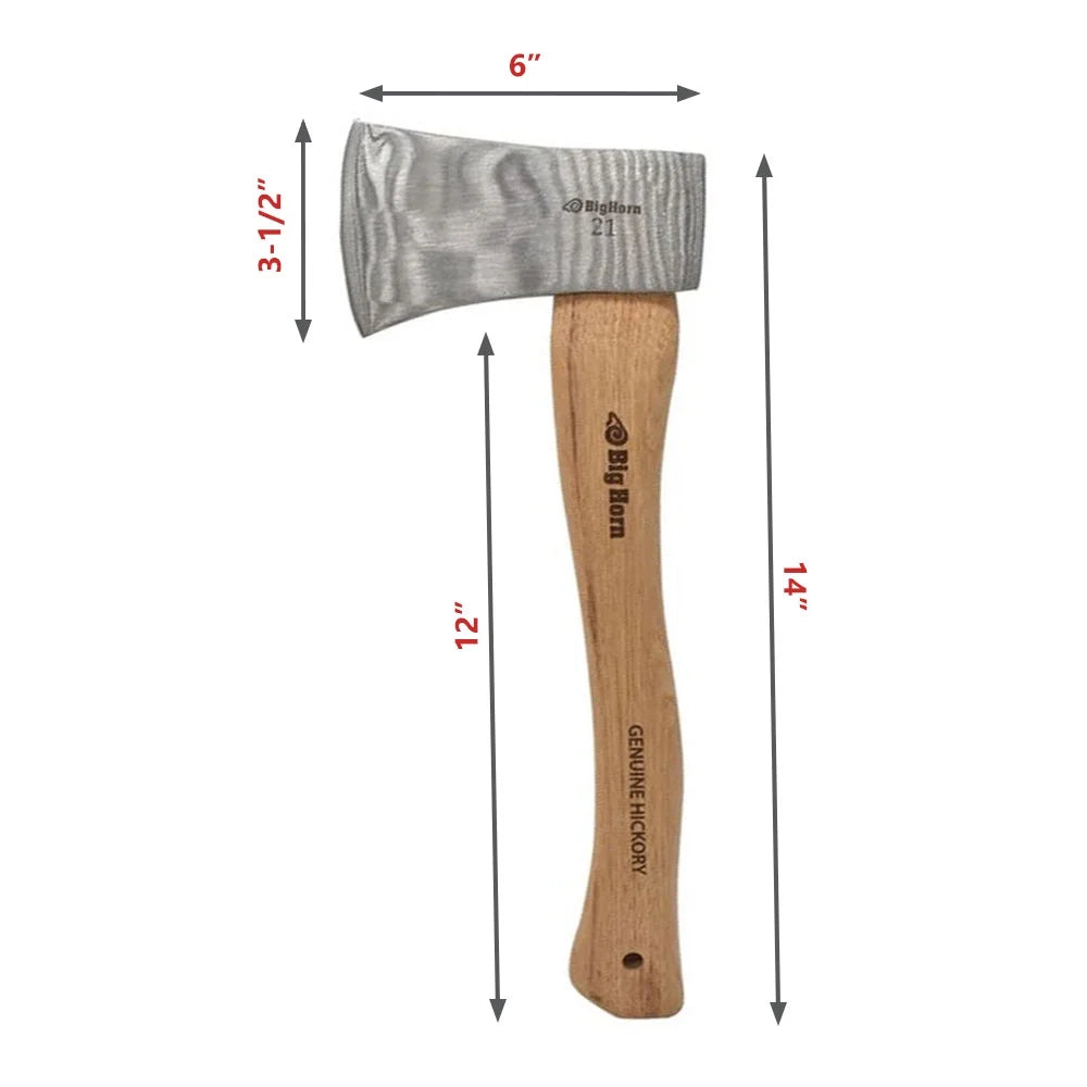 21 Oz Hatchet Axe with Hickory Handle Q372