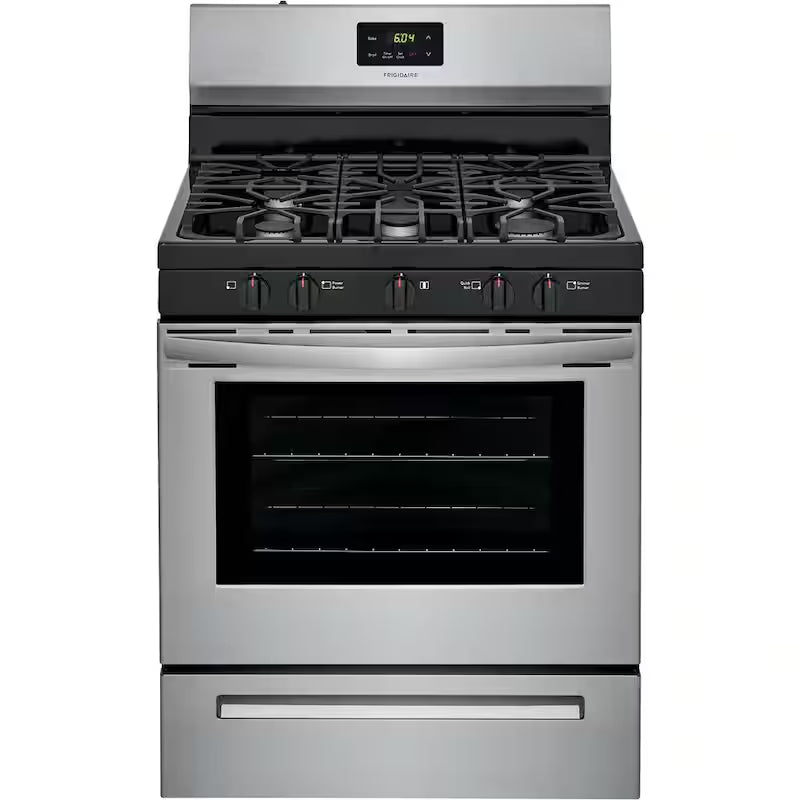 5 Burner Freestanding Gas Range in Stainless Steel S407