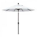 9' Patio Umbrella with Aluminum Pole Push Button Tilt Crank Lift Y85452