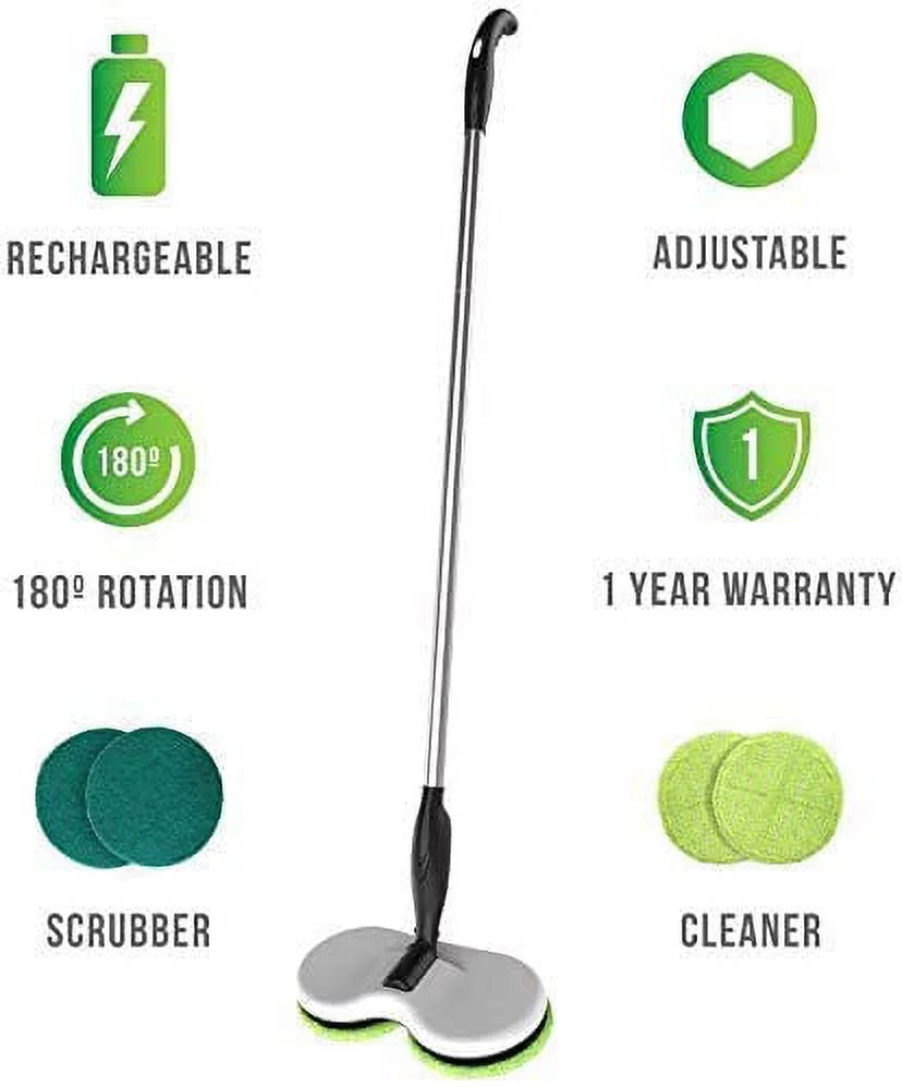 Cordless Rechargeable Electric Mop Floor Cleaner and Scrubber Z156