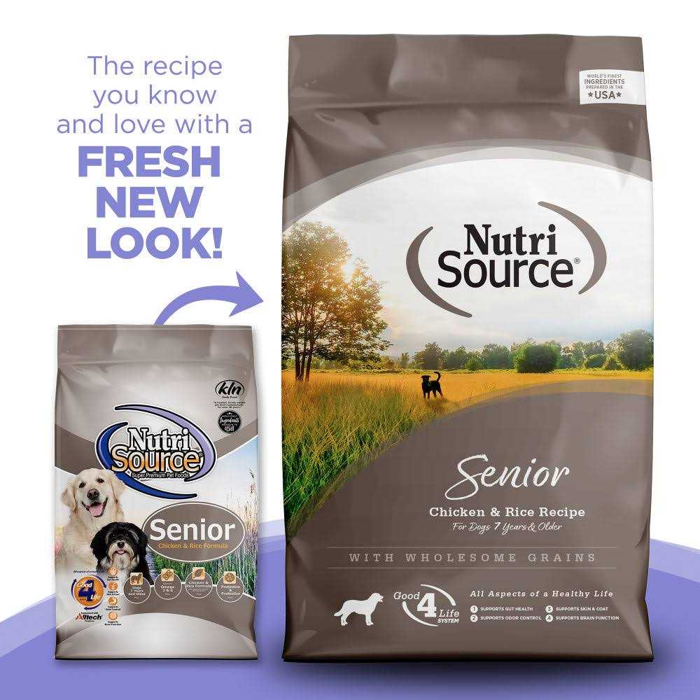 Senior Chicken Rice Dry Dog Food J4344