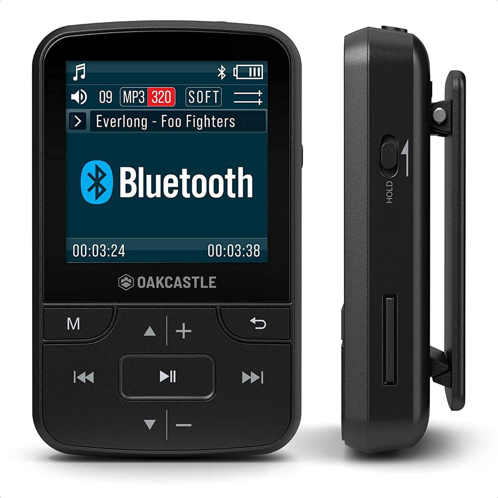 8GB MP3 Player with Bluetooth, FM Radio, Micro SD Slot, Pack of 2 X699