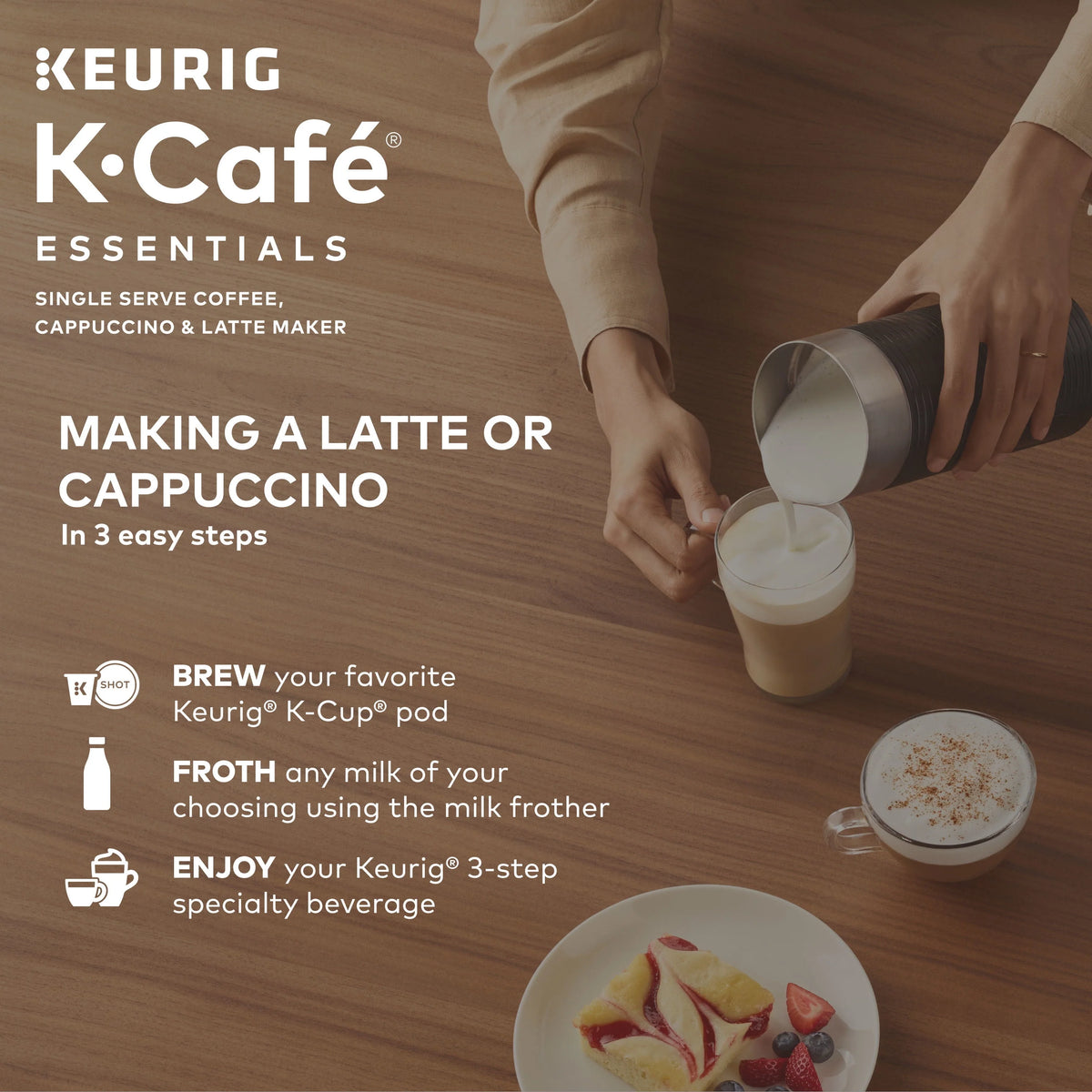 Single Serve K-Cup Pod Coffee Maker, Black P852