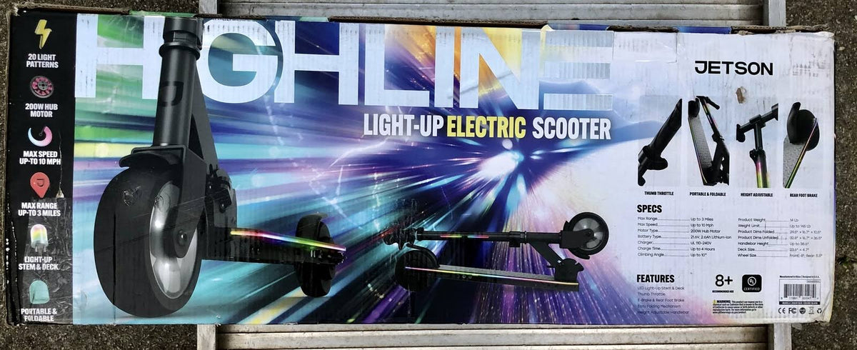 Black Label E100 Electric Scooter B382712