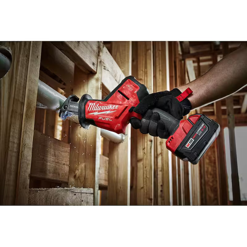 18V Lithium-Ion Brushless Cordless Reciprocating Saw & Caulk Gun with Two 6.0Ah Batteries J47739