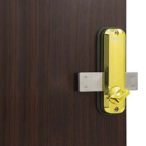 Bright Brass Mechanical Keyless Surface Mount Slide Deadbolt X38087
