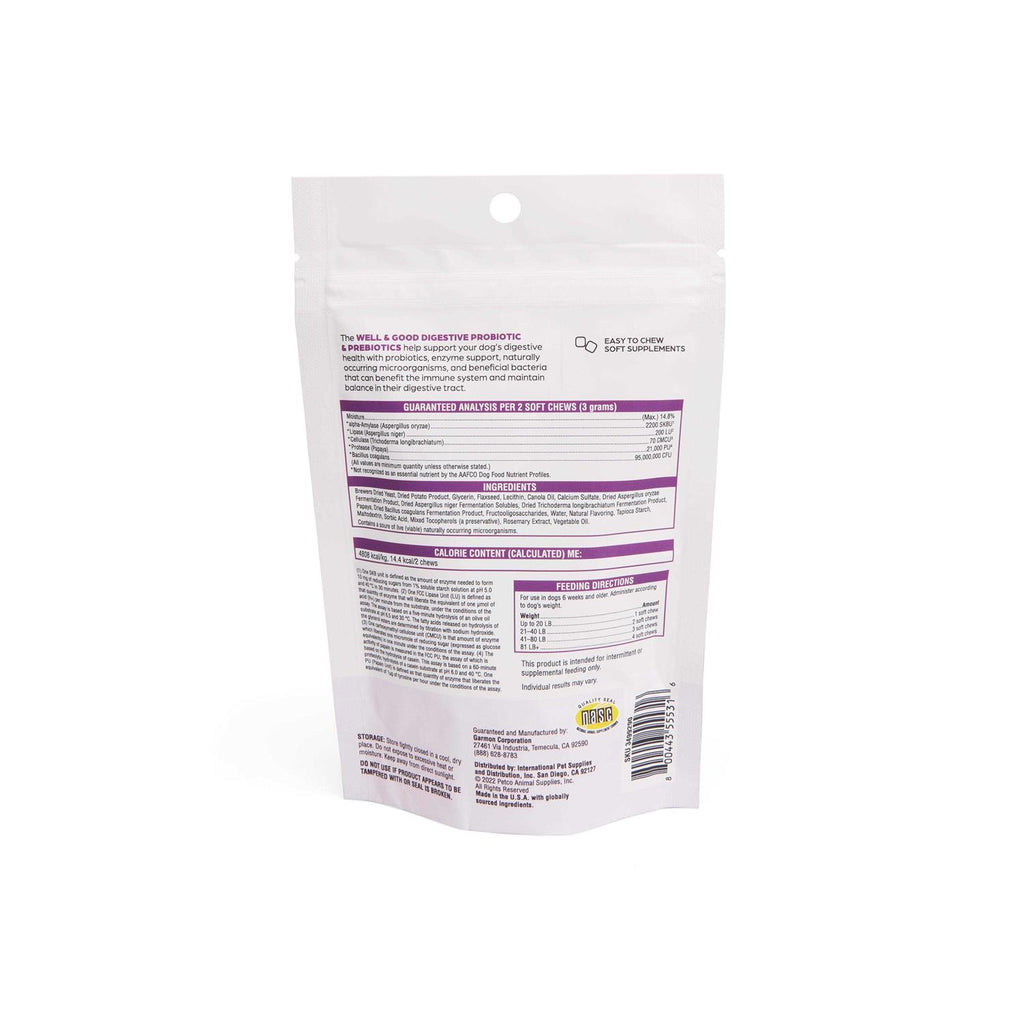 Digestive Enzymes with Probiotics Soft Dog Chews R876