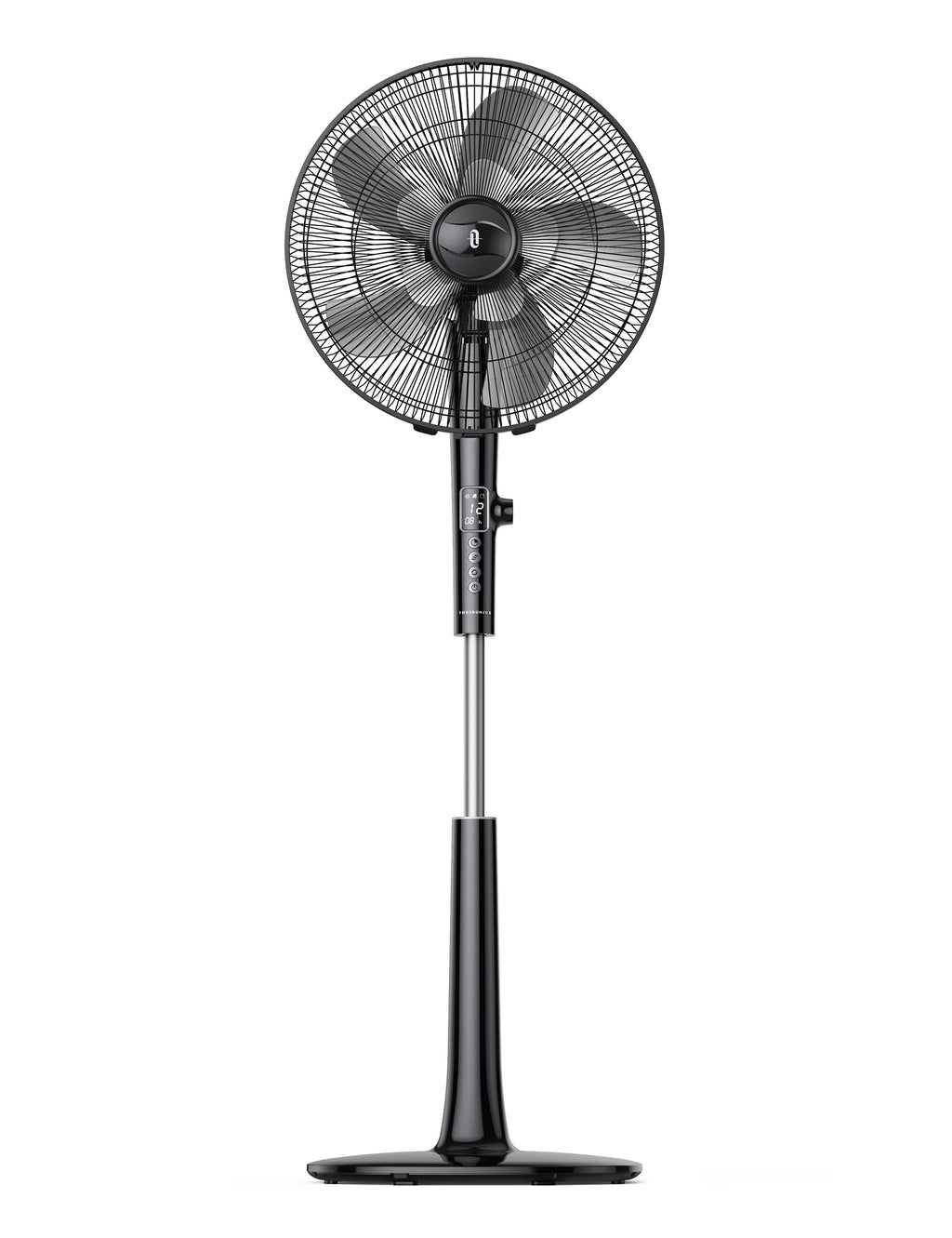 16 Adjustable Oscillating Pedestal Fan with Remote, Black Y865237