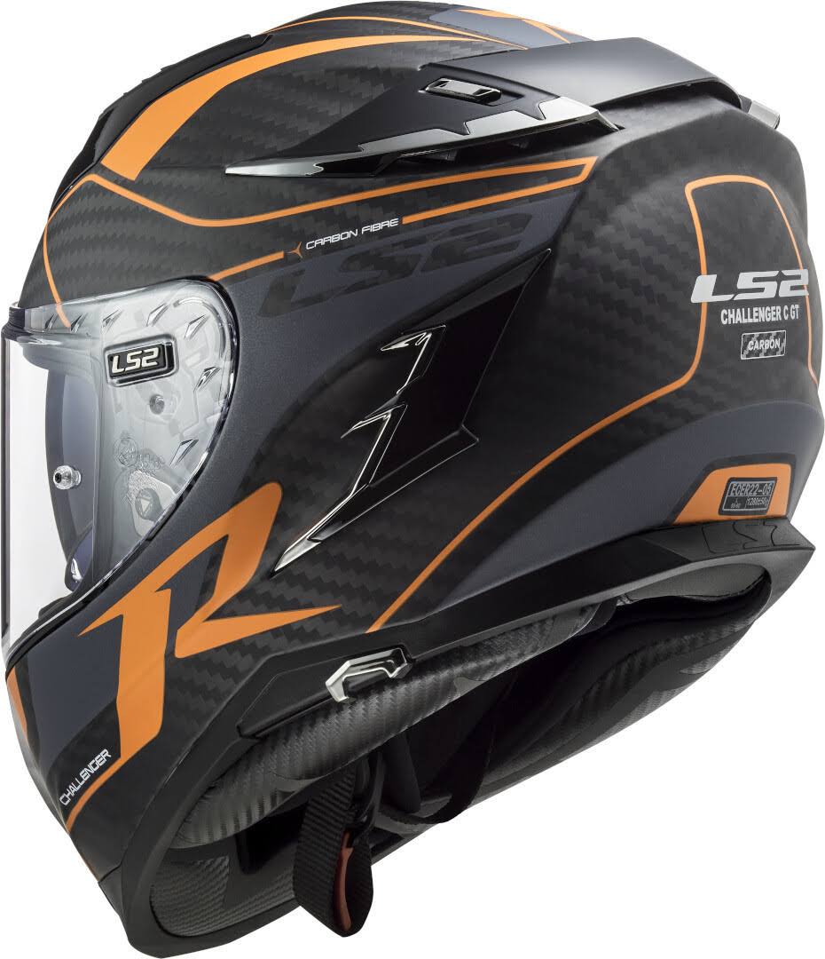 Orange Carbon Helmet, Size Xs Q933403