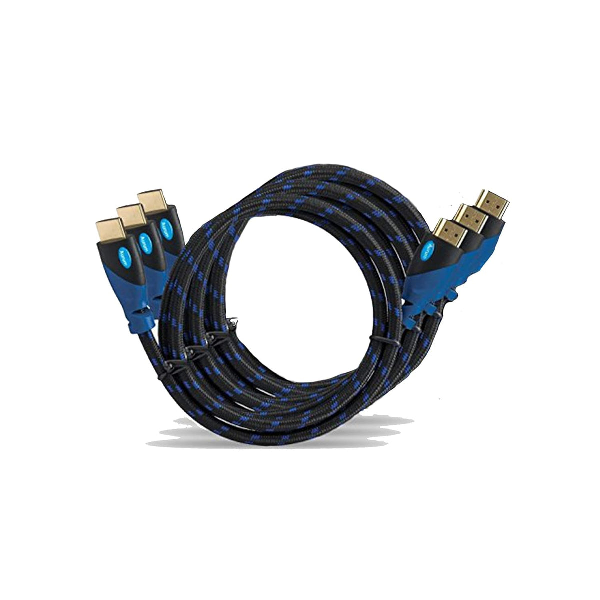 1.5 Ft Braided HDMI Cable with Ethernet, 5 Pack P8959