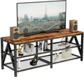 60 65 Inch 3-Tier TV Stand with Metal Frame K122
