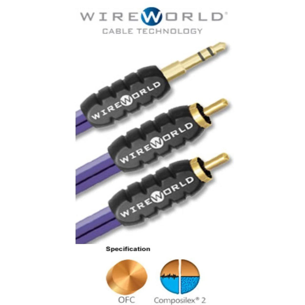 Mini Jack to 2 RCAs Cable (3.0 METER) N388