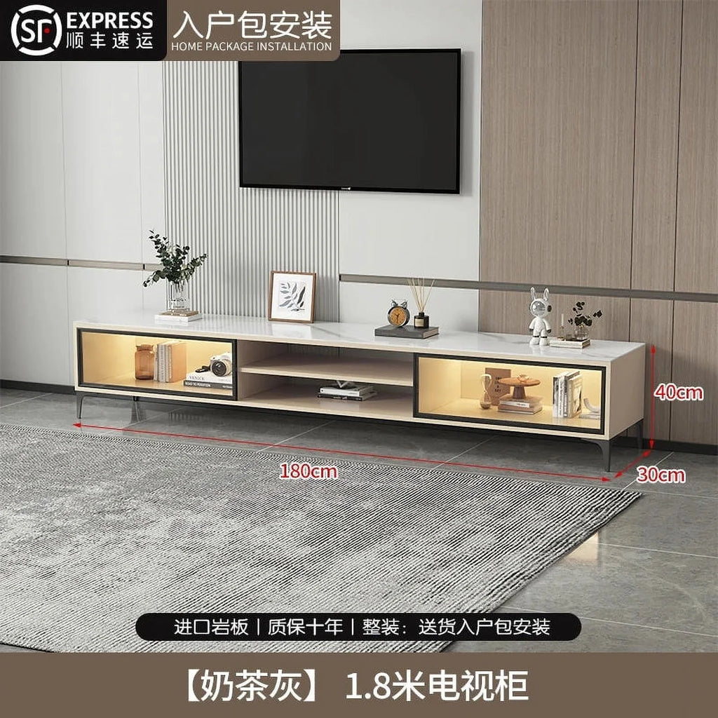 Wooden Tv Stand with Drawers H292