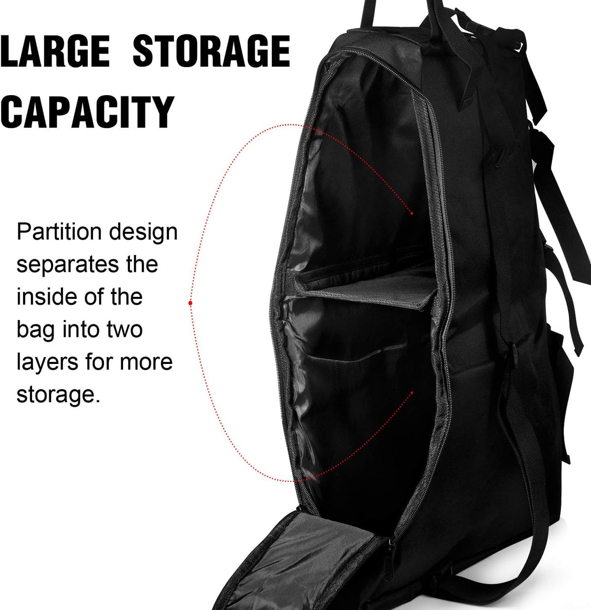 Roll Bar Storage Bag Cage with Multi-Pockets & Organizers G98953