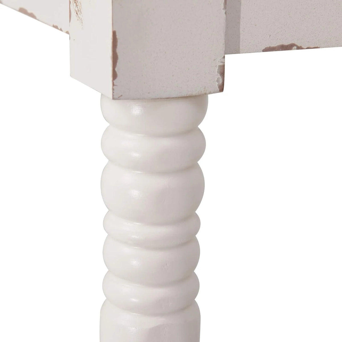 White Console Table with 2 Drawers R9404