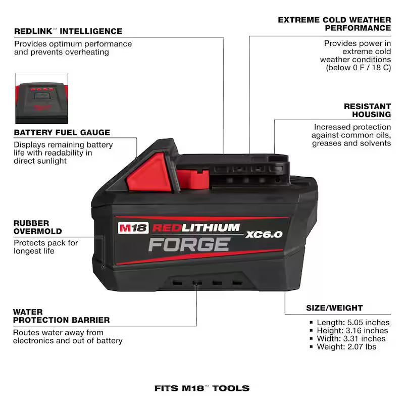 18V Lithium-Ion Brushless Cordless Reciprocating Saw Kit with 6.0Ah Battery H18684