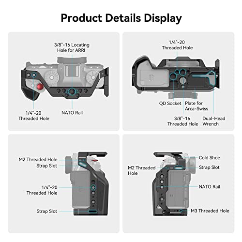 Aluminum Alloy Camera Full Cage with Shutter Button D813