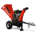 212CC 7HP Gas Powered Wood Chipper Leaf Branch Shredder Mulcher with Towbar S862222