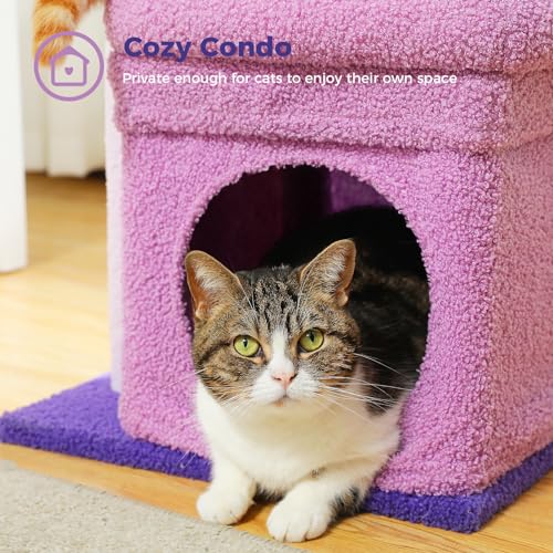 Natural Sisal Cat Tree with Cat Condo I595897