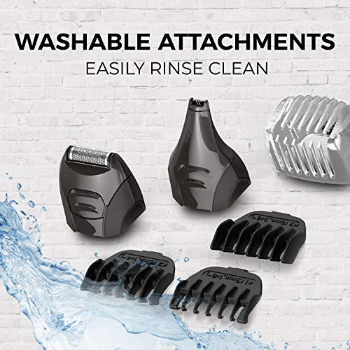 8 Piece Lithium Powered Grooming Kit, Black U422580