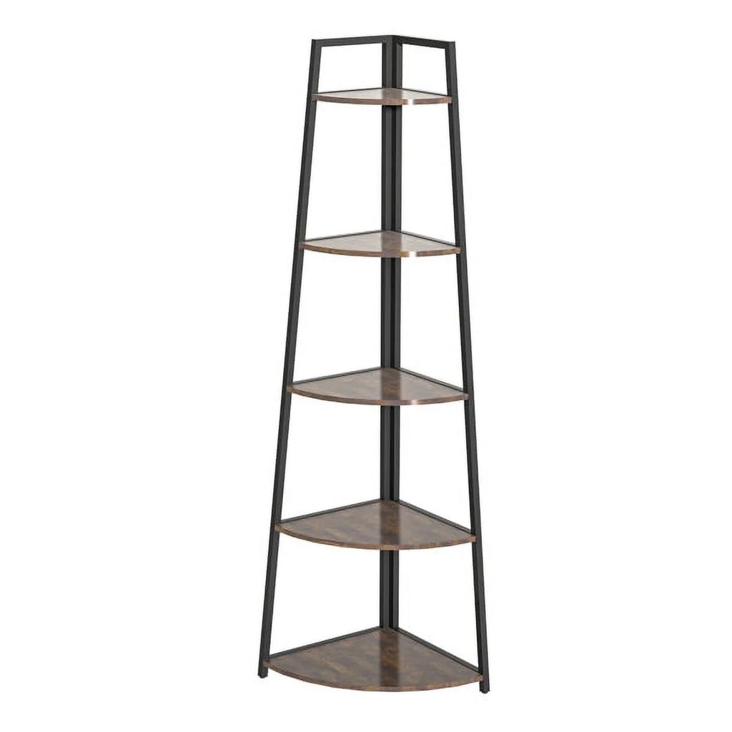 5 Tier Corner Bookshelf Shelving Unit I30096
