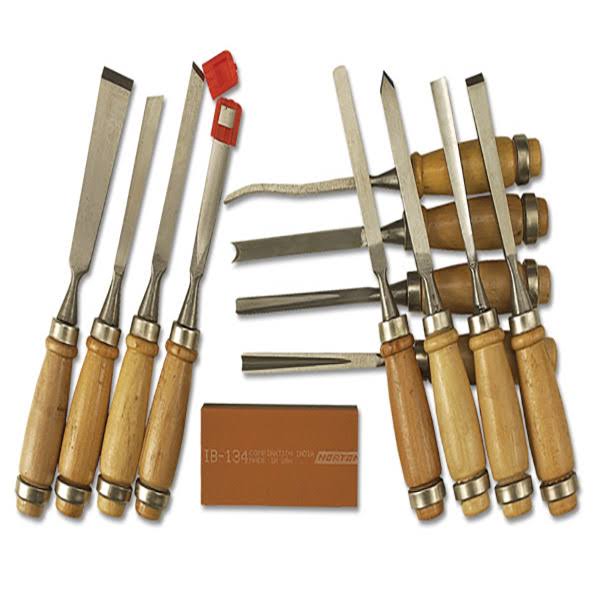 Deluxe Combination Bench Stone with Quality Tempered Steel Tools N35190