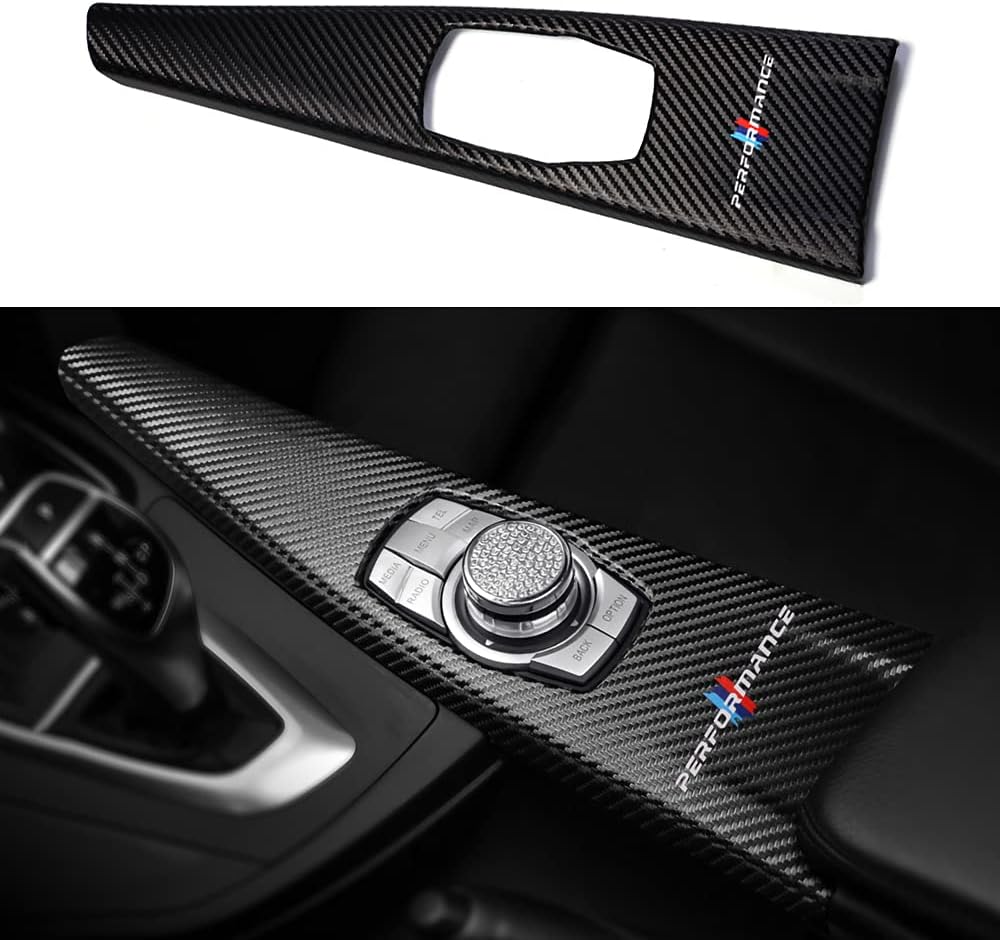 Multimedia Buttons Panel Cover Molding Trim Sticker Kit Interior Accessories Pack of 2 J26058