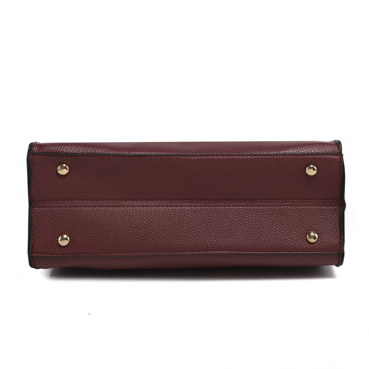 Burgundy Tote Bag & Wristlet Wallet E17360