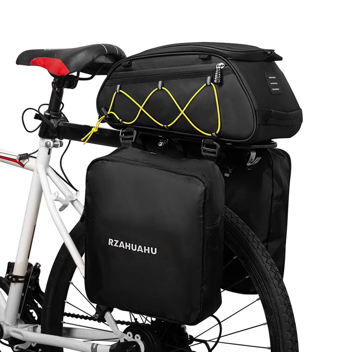 Bike Pannier Set 3 in 1 Rear Rack Bag with Hanging Side Bags K568