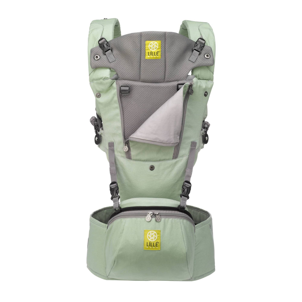Sage Baby Carrier with Structured Seat Insert V66159