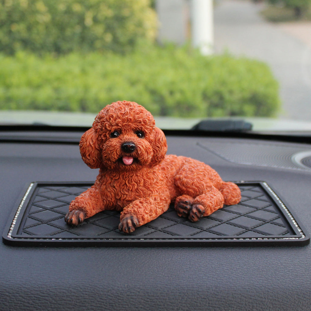 Black Teddy Dog Dashboard Decoration Y30567