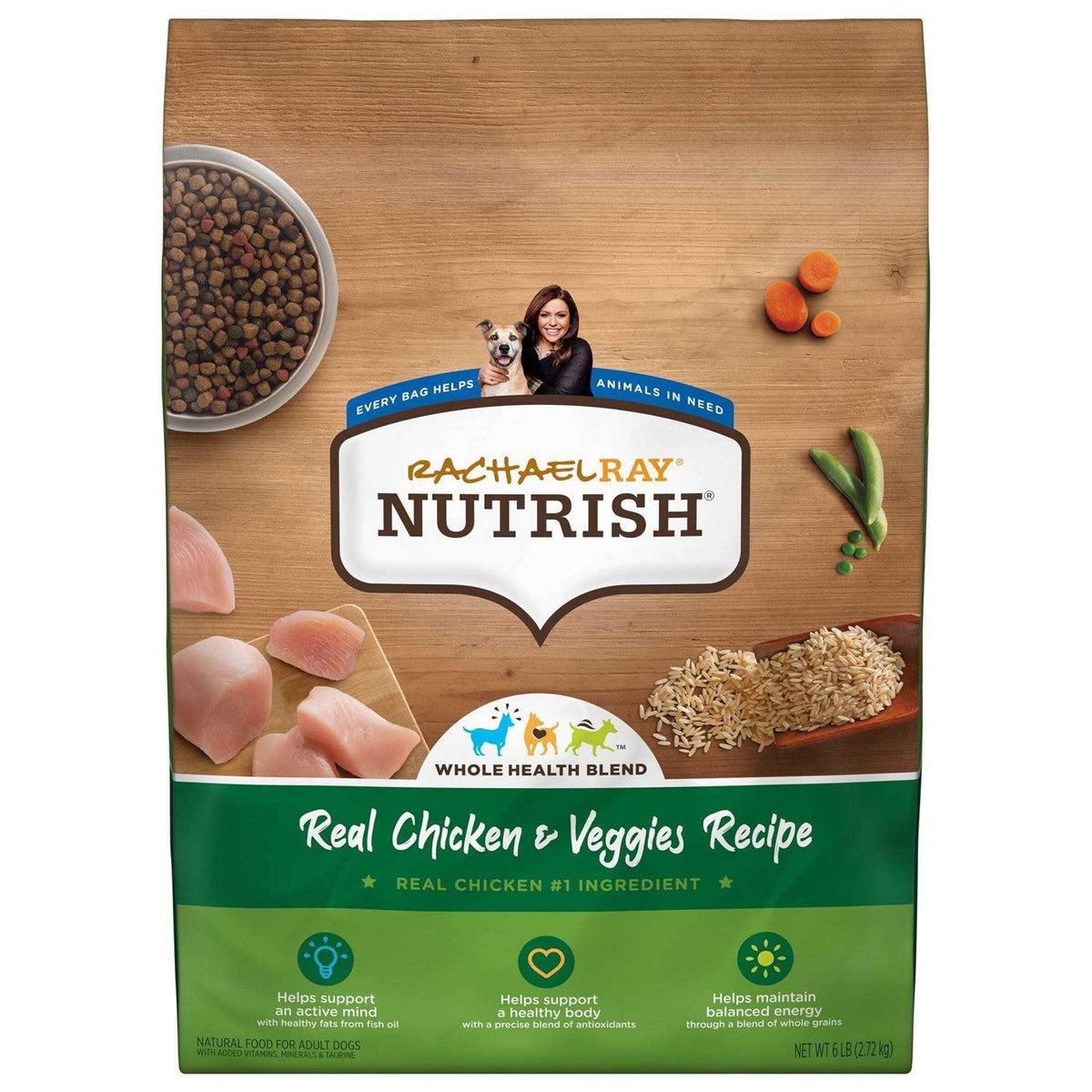 Real Chicken & Vegetable Recipe Dry Dog Food I191