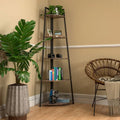 5 Tier Corner Bookshelf Shelving Unit I30096