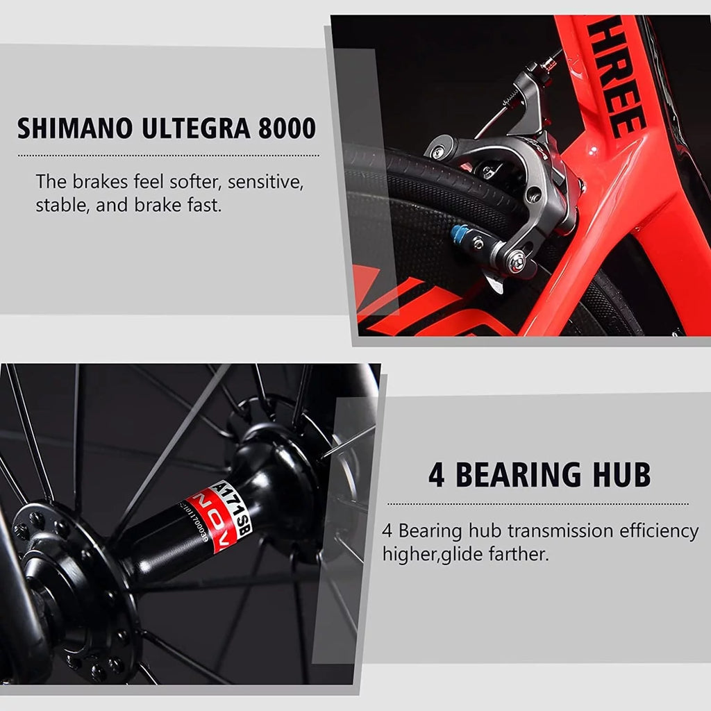 Carbon Road Bike 700C Carbon Frame 22 Speed K478