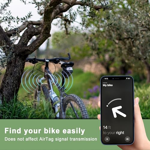 AirTag Bike Mount for Front Fork Inner Diameter 22-38mm Q45660