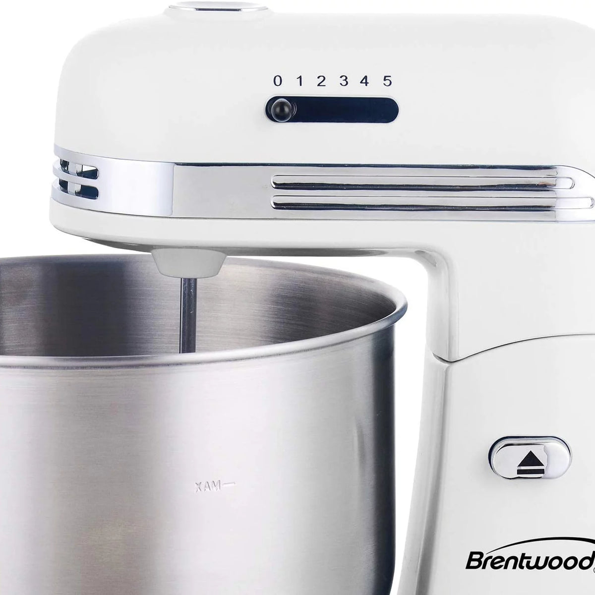 5-Speed Stand Mixer with 3.5 Qt Stainless Steel Bowl, White H62665