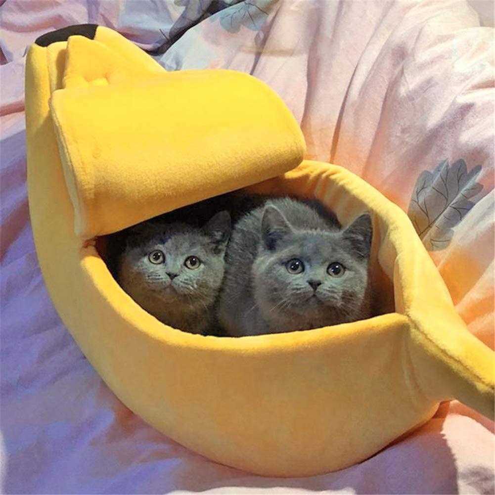 Banana Shape Cat Bed N658061