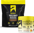 Chocolate Whey Protein Powder and Orange Mango Electrolytes N97037